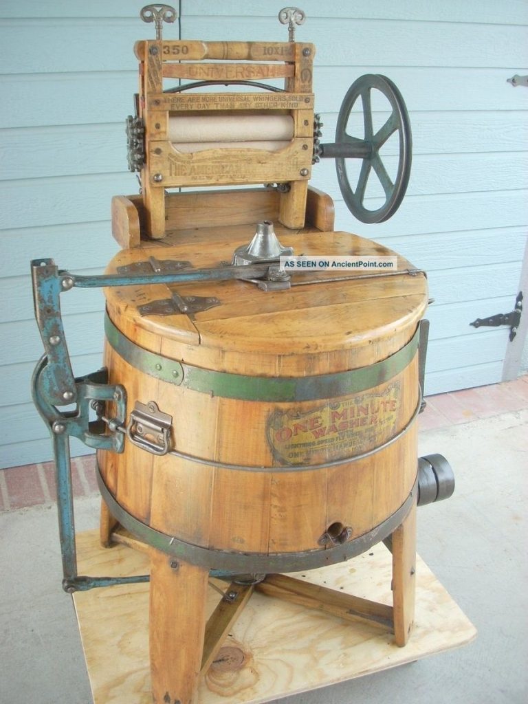 механическая стиральная машина США 19 век