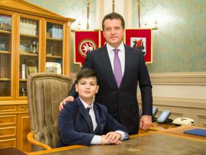 11-летний Джейхун Ахмедов побыл сегодня мэром Казани