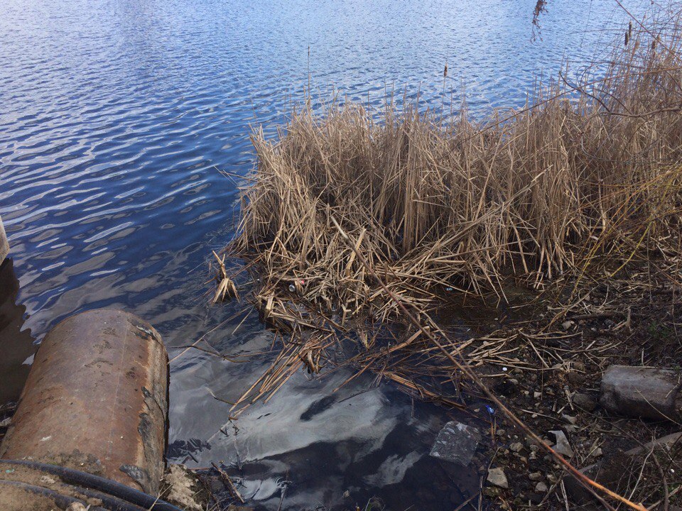 Озеро Кабан мусор