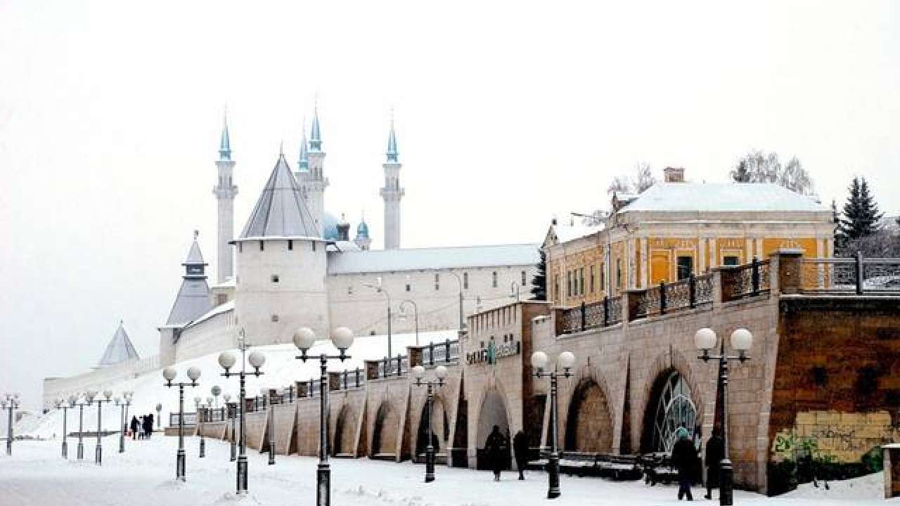 мороз зима холод снег кремль