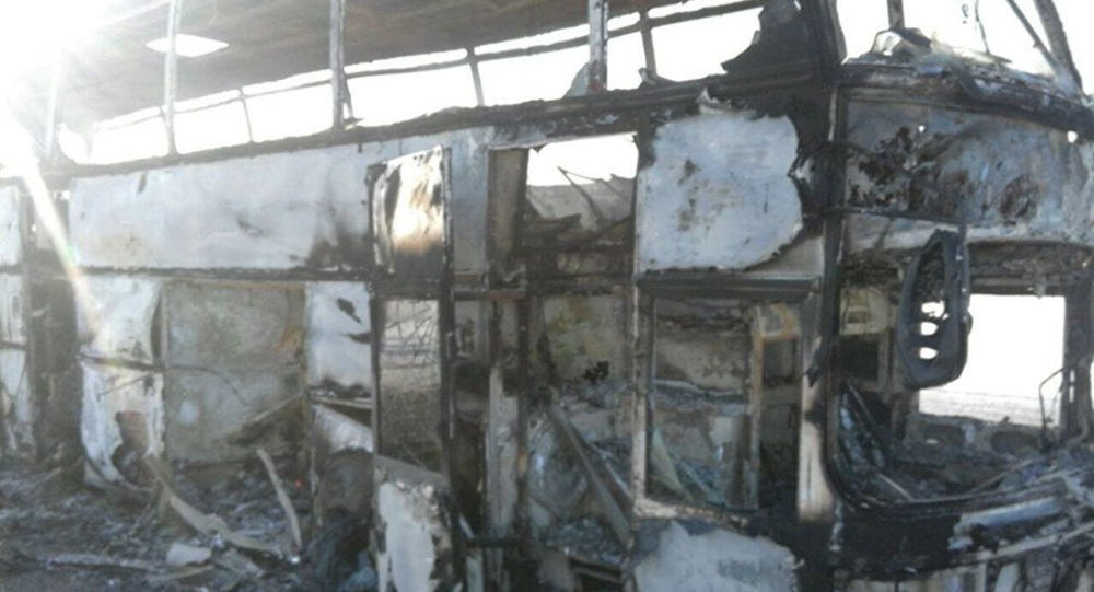 автобус казахстан сгорел